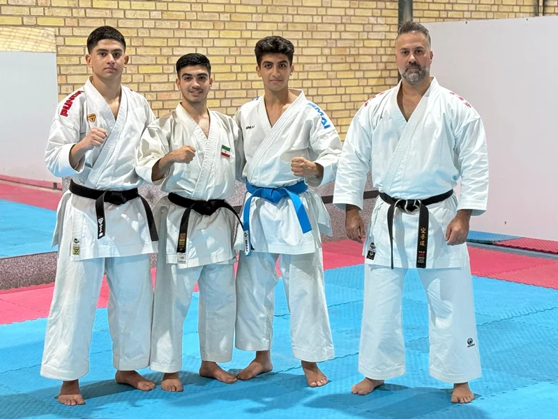 برگزاری اردوی آماده سازی تیم کاتا استان فارس جهت حضور در رقابت های انتخابی تیم ملی رده های پایه